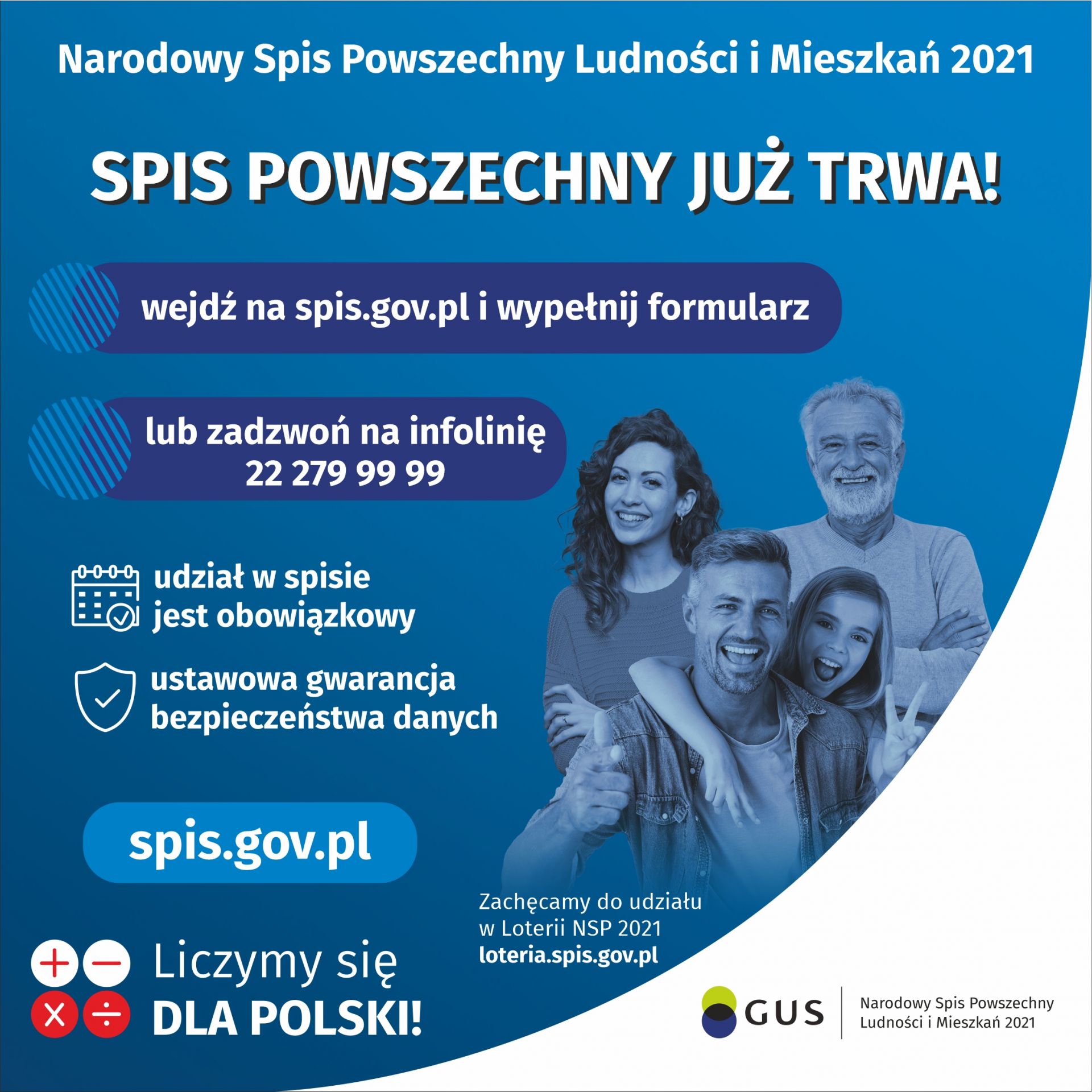 1 kwietnia rozpoczął się Narodowy Spis Powszechny Ludności i Mieszkań 2021